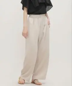 ナノユニバース　LB.03／クレープサテンイージーパンツ