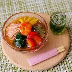 ミニチュアフード 冷やし中華