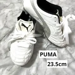 美品プーマpumaPUMAサッカースパイク23.5cm