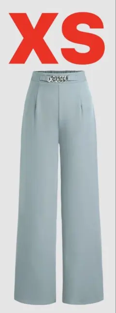 【新品未使用】Cider チェーンディテール ストレートレッグパンツ XS