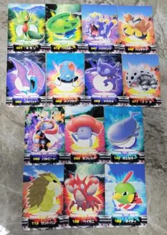 ポケモン カードダス ずかんカード 14枚セット