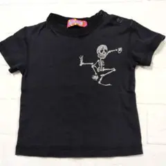 NEWROSE 骸骨プリント Tシャツ　95cm　日本製