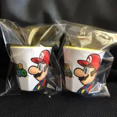 新品　スーパーマリオ　メラミンコップ　2セット