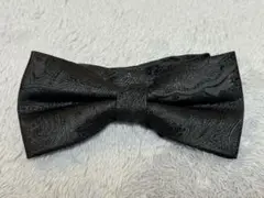 Barry.Wang ペイズリー　蝶ネクタイ　黒　ブラック
