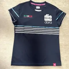 美品　DIADORA ネイビー Tシャツ