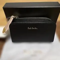 【新品未使用】Paul Smith キィケース　牛革型押し小銭入れ✴︎専用箱あり
