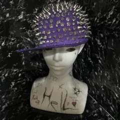 purple studs cap