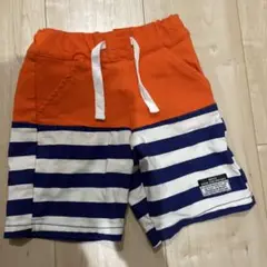 BREEZE ボトムス 90サイズ オレンジ・青ストライプ