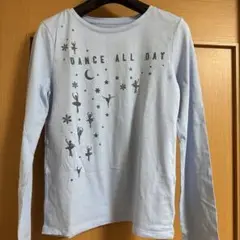【GAP】水色 長袖カットソー　バレエ柄