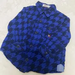 ❤️お得❤️ミキハウス ダブルビー ボタンシャツ ネルシャツ DOUBLE.B