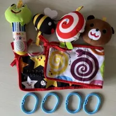 赤ちゃん用カラフルおもちゃセット