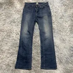 【ブラッパーズ】ブーツカット デニムパンツ ストレッチ 濃紺 アメカジJC504