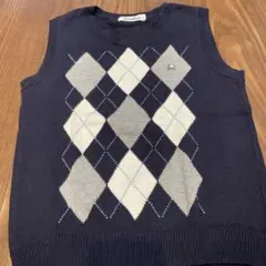 ファミリア 定番 ベスト 車刺繍 120