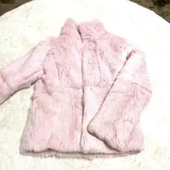 ピンク毛皮