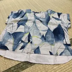 パラスパレスインディゴ半袖シャツ　０