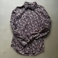 men's H&M スリムフィット 花柄シャツ 165/92A