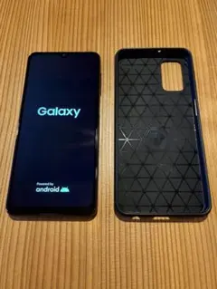 【美品】[新品バッテリー換装済] Galaxy A32本体と新品ケース付き(黒)