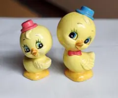 昭和レトロ アヒルの置物(陶器)