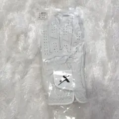 両手用新品未使用羊革22ゴルフ用レザーグローブ ホワイト