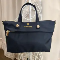 CLATHAS♡3way軽量ネイビートートバッグ