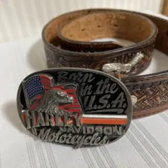 希少 Harley-Davidson ヴィンテージベルト 30インチ