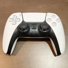 PS5 DualSense ワイヤレスコントローラー ホワイト/ブラック 訳あり