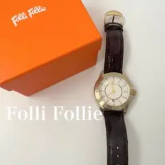 FolliFollie フォリフォリ 腕時計 レザーベルト