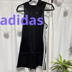 ブラックメッシュノースリーブ　メッシュチュニック