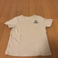 GAP ベージュ Tシャツ ポケット付き