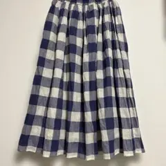 サマンサモスモス＊ブロックチェックロングスカート