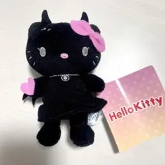 ハローキティ　マスコット　XOXOギャル　Vol.2　ぬいぐるみ　ブラック　黒