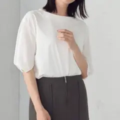 COMME CA ISM コムサイズム デザインスリーブカットソー M