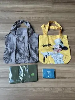 カルディ　ミッキーマウス エコバッグ 4点セット