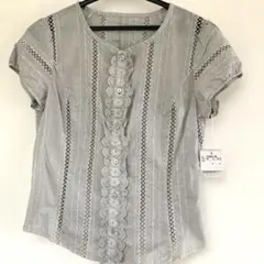 (新品)ウンディッチノーベ　UNDICI NOVE 半袖ブラウス　シャツ