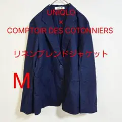 リネンブレンドジャケット　ユニクロ　コトニエ　M リネンブレンドジャケット ユニクロ コトニエ M ユニクロ公式