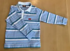 CANTERBURYラガー長袖ポロ size110コットン100%