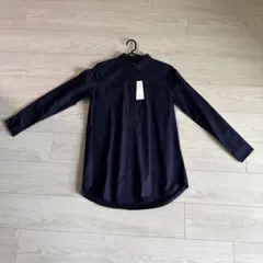 ユニクロ　コットンロングシャツ