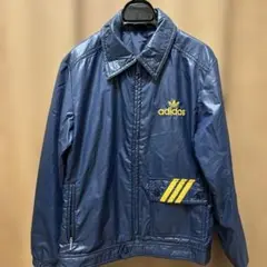 adidas ネイビー レトロ ナイロンジャケット M 80s suchmos