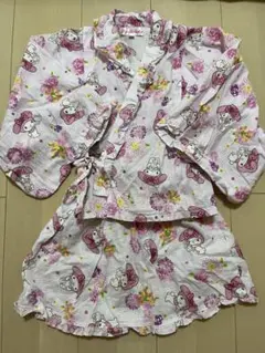 マイメロディ　甚平 スカート　110cm ピンク