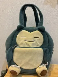 カビゴン2点セット バッグ フィギュア ガチャガチャ みんなのカビゴン