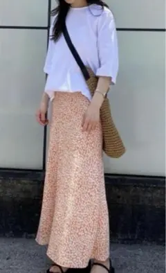 【ほぼ未使用】mila owen ミラオーウェン　ロングフレアスカート