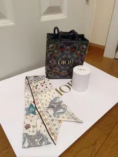 Christian Dior ミッツァ スカーフ