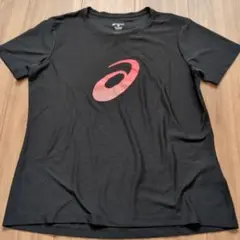 ASICS 黒 Mサイズ 陸上用Tシャツ