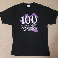 Anytime Fitness 100 Workouts Tシャツ