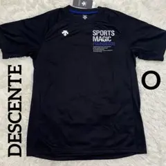 【新品タグ付】DESCENTE 機能Tシャツ　O ブラック　吸汗速乾
