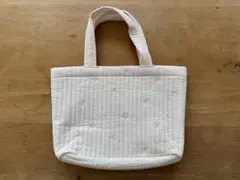 【新品未使用】西松屋 ホワイト キルティング マザーズバッグ