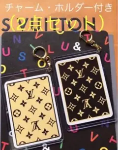 【2枚セット】LOUIS VUITTON トランプ ケースチャーム付 モノグラム