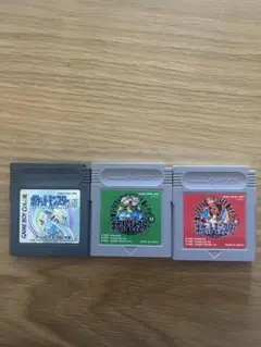 ポケットモンスター 赤 緑 銀 3本セット