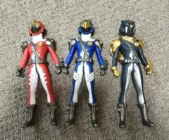 絆合体アースグランナー　ソフビ　3体セット