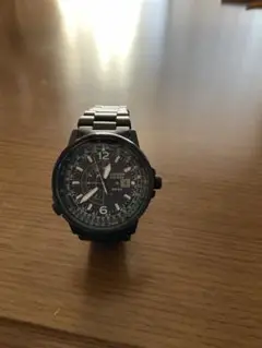 CITIZEN エコドライブ　ブラック ステンレススチール